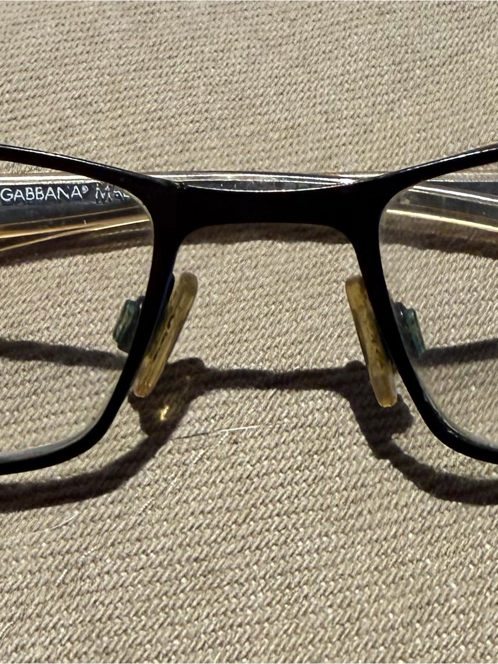 Dolce & Gabbana Black Women’s Rectangular Optical Glass Frames
